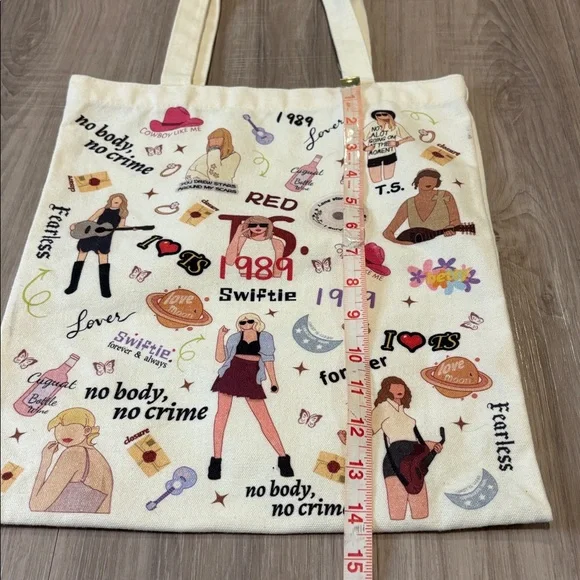 Taylor Swift Eras Tour Canvas Tote Bag - Picture 9 of 11